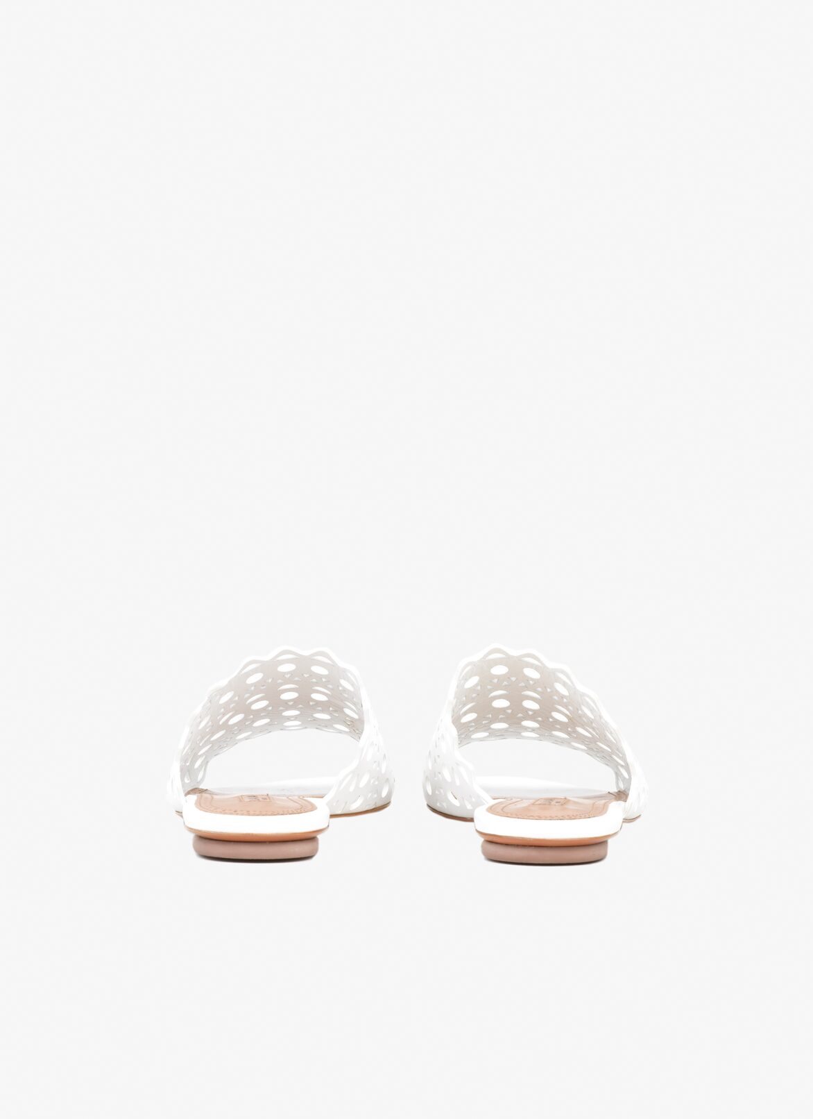 Vienne mules in vienne calfskin ALAÏA OFF-WHITE VIENNE MULES IN VIENNE CALFSKIN